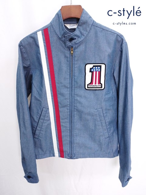 TENDERLOIN テンダーロイン スイングトップジャケット S ブルー系 日本製