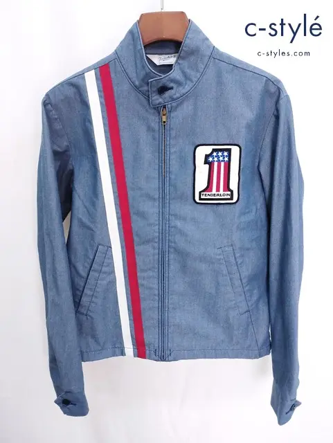 TENDERLOIN テンダーロイン スイングトップジャケット S ブルー系 日本製