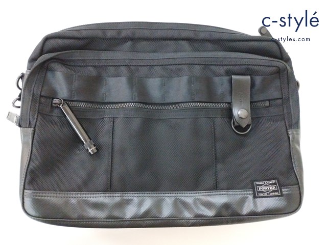 PORTER ポーター HEAT ヒート ショルダーバッグ ブラック 3132 D ミニライト付き 吉田カバン 日本製