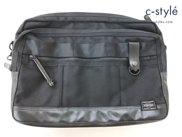 PORTER ポーター HEAT ヒート ショルダーバッグ ブラック 3132 D ミニライト付き 吉田カバン 日本製