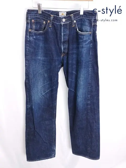 Pherrow’s フェローズ デニムパンツ W34 インディゴ 521 ボタンフライ ジーンズ Gパン