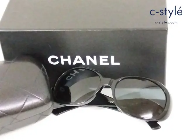 CHANEL シャネル サングラス 5113-A C501/87 56□16 ブラック 130 3N フルリム レディース