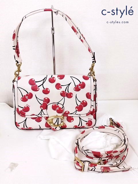 COACH コーチ ソフト タビー ショルダーバッグ マルチカラー ウィズ チェリー プリント CA110 レディース