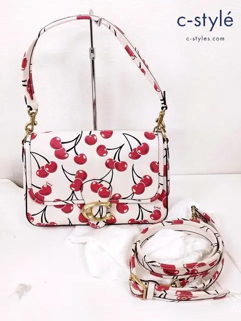 COACH コーチ ソフト タビー ショルダーバッグ マルチカラー ウィズ チェリー プリント CA110 レディース