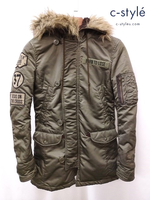 HYSTERIC GLAMOUR ヒステリックグラマー フリースジャケット FREE グリーン系 N-3B 2AC-8420