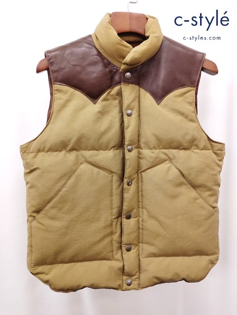 SUGAR CANE シュガーケーン ダウンベスト M ブラウン SC11159