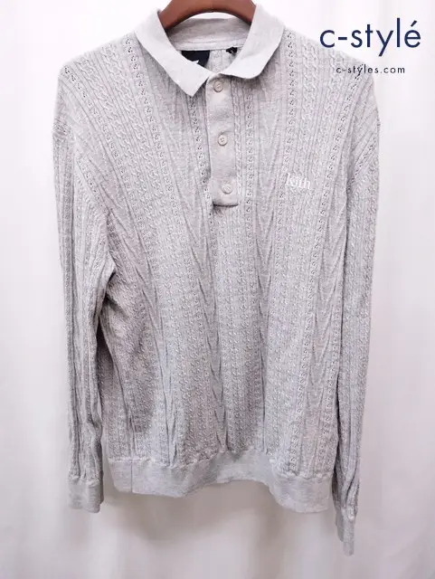 Kith キス セーター L グレー 21-080-060-0007-1-0