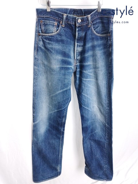 WAREHOUSE ウェアハウス デニムパンツ W34 L34 インディゴ 1001XX ボタンフライ