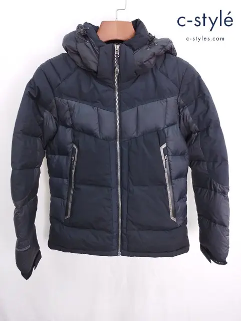 EIDER アイダー ダウンジャケット M ブラック フーディー 韓国製