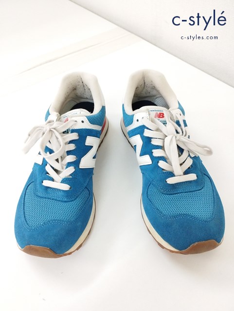NEW BALANCE ニューバランス スニーカー 28cm ブルー ML574HC2 ローカット