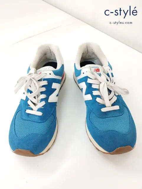 NEW BALANCE ニューバランス スニーカー 28cm ブルー ML574HC2 ローカット