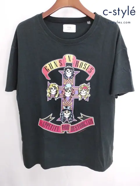 FOG ESSENTIALS × GUNS N’ ROSES 半袖Tシャツ M ブラック コットン100%