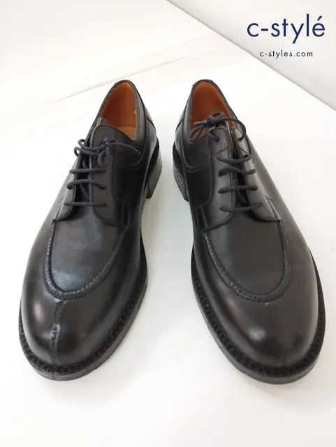 J.M.WESTON 10 ブラック 677 ハントダービー Uチップ レザー シューツリー付き