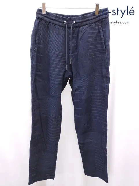 KITH キス パンツ S ネイビー Overdyed Patchwork Elmhurst Pant KHM060549