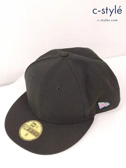 NEW ERA ニューエラ キャップ 8 63.5cm ブラック 59FIFTY 12493885 5950 METAL FLAG NE