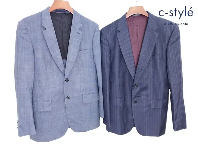 Paul Smith ポールスミス 2Bテーラードジャケット L L2 グレー ネイビー PF-IS-93734