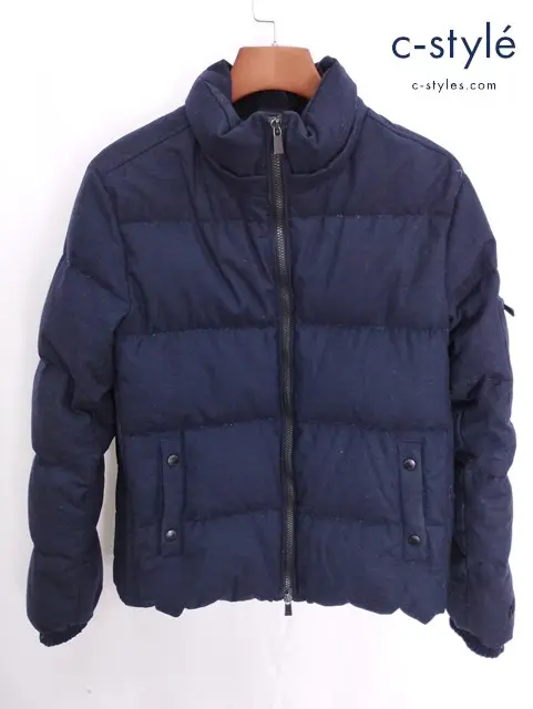 TATRAS タトラス ダウンジャケット 03 ネイビー カシミヤ混 フード付き