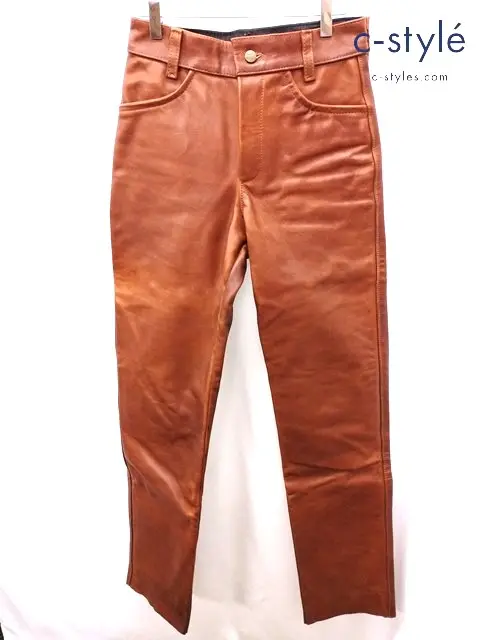 VANSON バンソン レザーパンツ 29 キャメル系