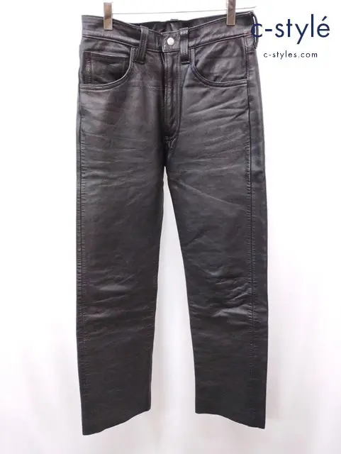 Buco ブコ レザーパンツ 29 ブラック