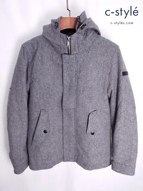 BLACK LABEL CRESTBRIDGE ブラックレーベルクレストブリッジ ダウンジャケット M グレー