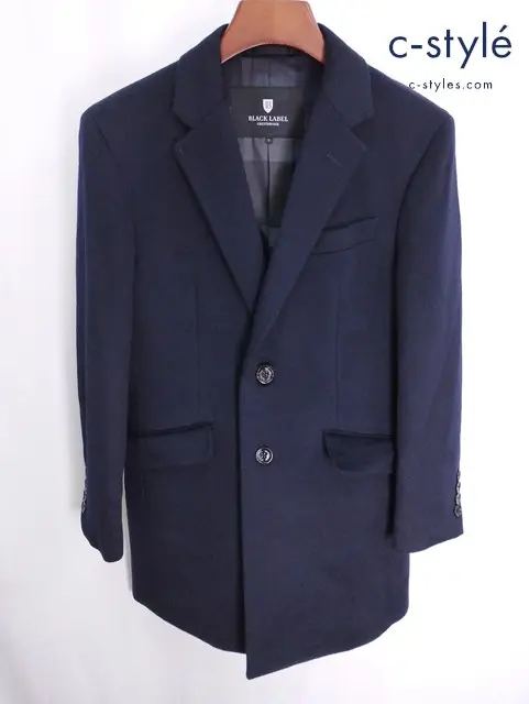BLACK LABEL CRESTBRIDGE ブラックレーベルクレストブリッジ チェスターコート S ブラック