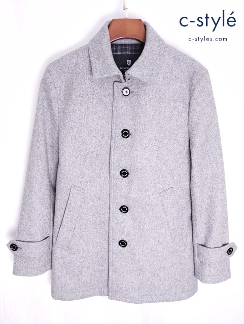 BLACK LABEL CRESTBRIDGE ブラックレーベルクレストブリッジ ステンカラーウールコート S グレー