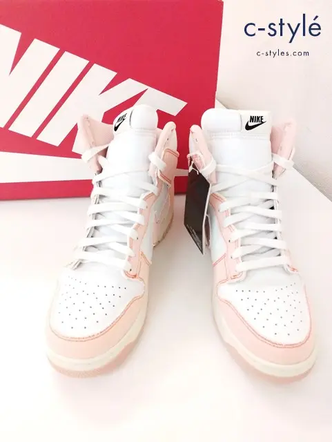 NIKE ナイキ スニーカー 27.5cm ホワイト×ピンク DUNK HI 1985 DV1143-800 ハイカット