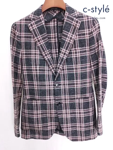 TAGLIATORE タリアトーレ 2Bテーラードジャケット 44 マルチカラー 1SMC22K-120EG294 イタリア製