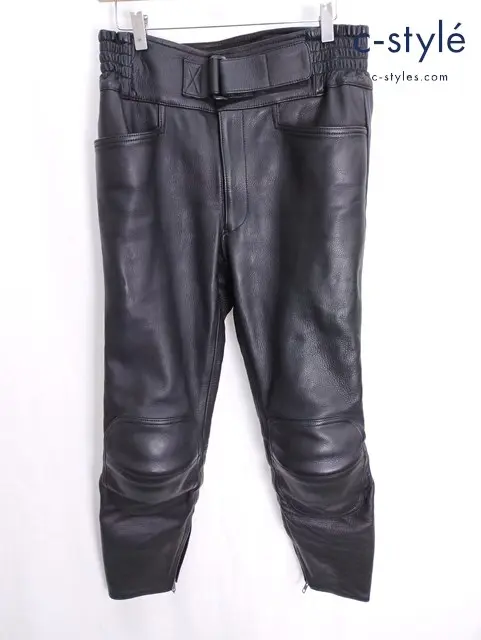KUSHITANI クシタニ レザーパンツ ブラック 牛革 バイク用品 バイクウェア