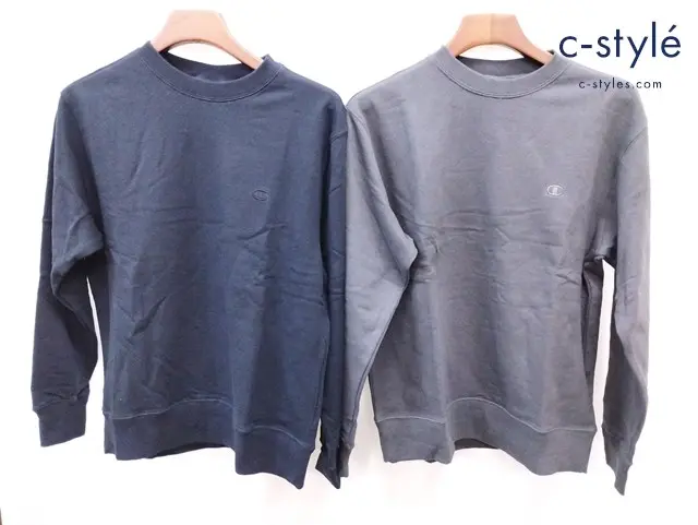 Champion チャンピオン トレーナー スウェット L グレー ネイビー 計2点