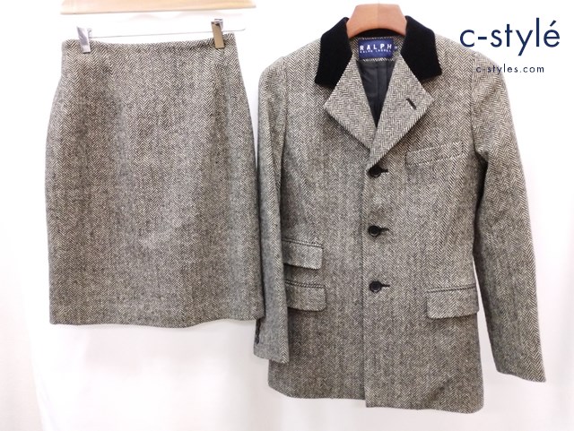 RALPH LAUREN ラルフローレン ジャケット スカート 11 ブラック系 レディース