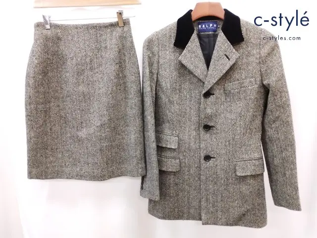 RALPH LAUREN ラルフローレン ジャケット スカート 11 ブラック系 レディース