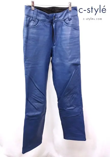 VANSON バンソン レザーパンツ ブルー系