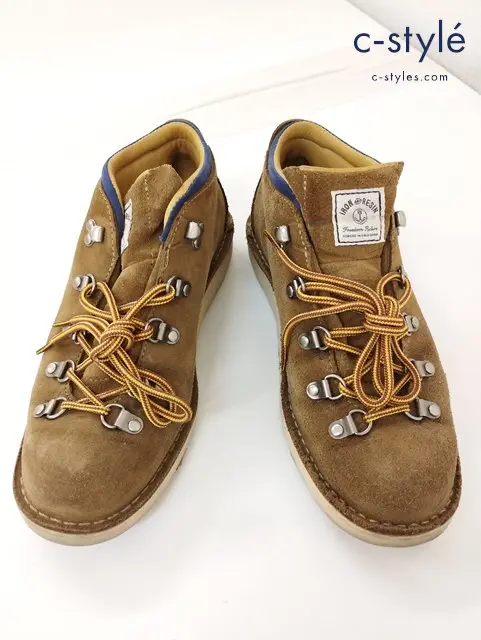 Danner×IRON&RESIN ダナー×アイアン&レジン ブーツ UK7.5 ブラウン Tramline 54315 スエード