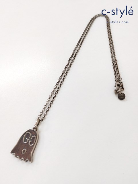 GUCCI グッチ シルバーゴーストネックレス 925 GG