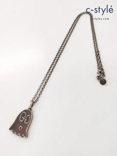 GUCCI グッチ シルバーゴーストネックレス 925 GG