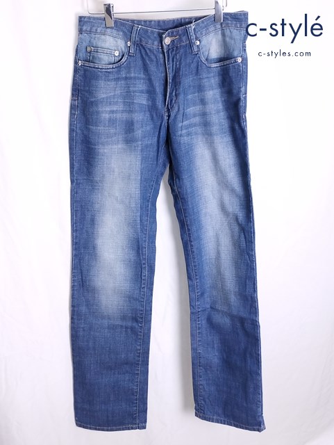 Dior ディオール デニムパンツ インディゴ ボタンフライ ダメージ加工