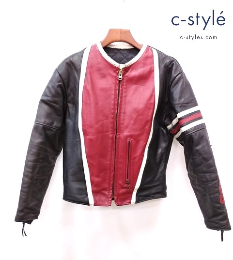 Schott ショット シングルライダースレザージャケット 38 マルチカラー
