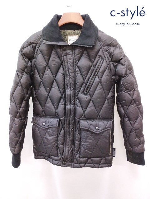 WEST RIDE ウエストライド ダウンジャケット S ブラック RACING DOWN JACKET HJ-02PX