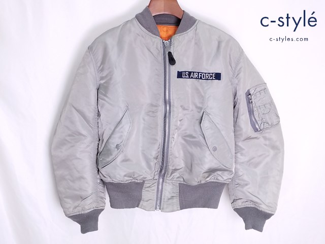 ALPHA INDUSTRIES アルファインダストリーズ MA-1 M グレー系 USA製