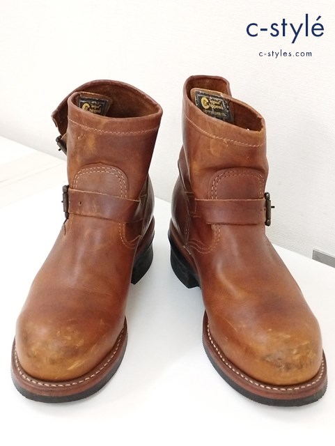CHIPPEWA チペワ ショートエンジニアブーツ 9E ブラウン 91065