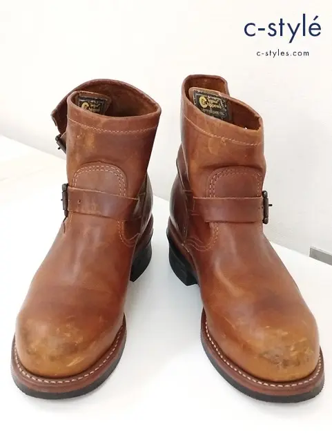 CHIPPEWA チペワ ショートエンジニアブーツ 9E ブラウン 91065