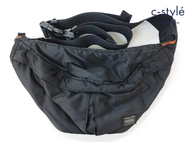 PORTER ポーター タンカーウエストバッグ ブラック ボディバッグ