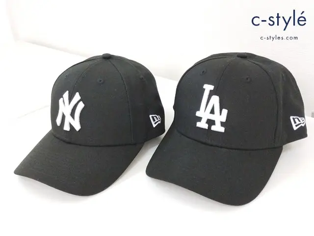 NEW ERA ニューエラ キャップ ONE SIZE ブラック 9FORTY MLB ドジャース ヤンキース