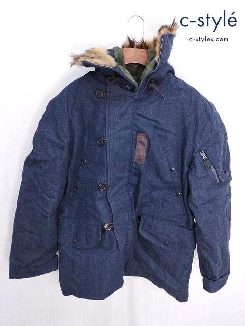 BUZZ RICKSON ミリタリージャケット M インディゴ UNIFORM COMPANY CIVILIAN MODEL TYPE DENIM N-3B