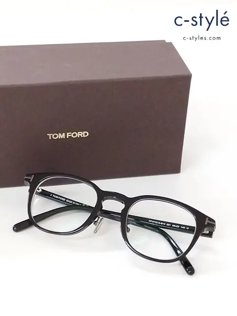 TOM FORD トムフォード 眼鏡 48□22 145*0 ブラック TF5725-D-B-N 001 イタリア製
