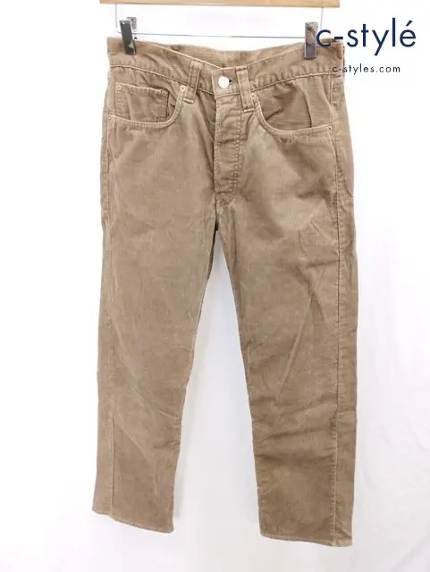 SUGAR CANE シュガーケーン コーデュロイパンツ W30 ベージュ 322 SC40322 ボタンフライ