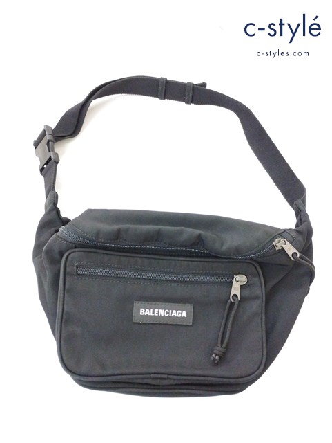 BALENCIAGA バレンシアガ ボディバッグ ブラック 482389-1000-Y-568008 ショルダーバッグ