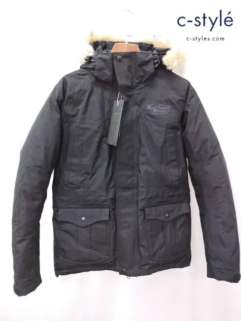 WEST RIDE ウエストライド ダウンジャケット S ブラック ALL WEATHER DOWN JACKET WR-001