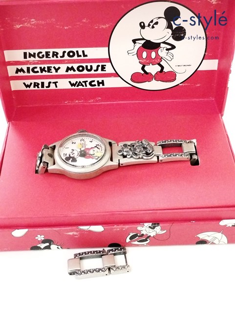 INGERSOLL インガソール 腕時計 シルバー クォーツ ミッキーマウス 30’s コレクション 25832 Disney